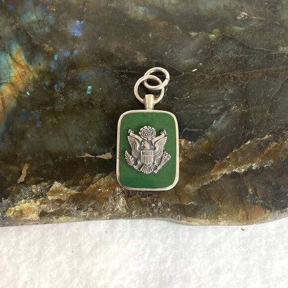 VTG Sterling Silver US Military Reserve Officer Association Charm Mississippi - Picture 6 of 16